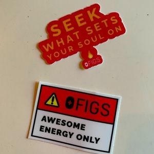 Authentic Figs stickers decals